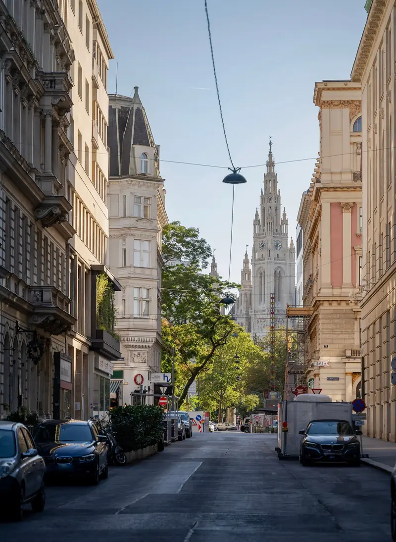 Straße in Wien