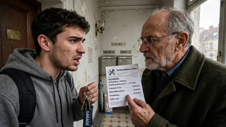 Mietvertrag und Wohnungsschlüssel liegen für eine Wohnungsübergabe bereit