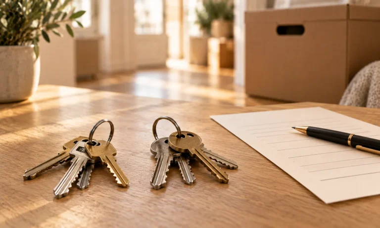 Schlüssel werden bei der Wohnungsübergabe nach dem Auszug übergeben